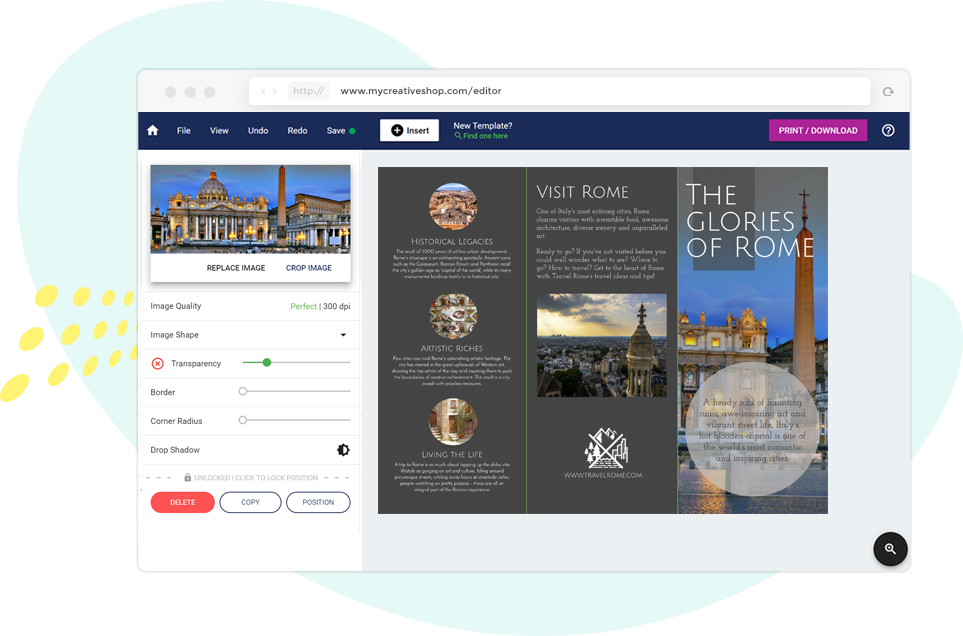 Create A Travel Brochure Online