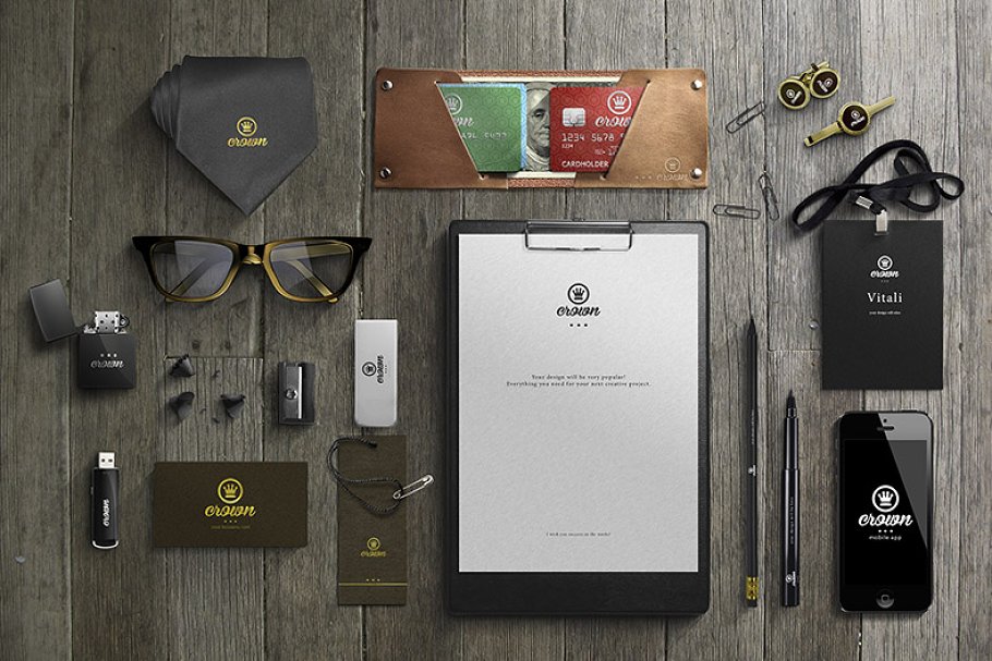 Branding / Business Mock-Up by Shaman at CreativeMarket