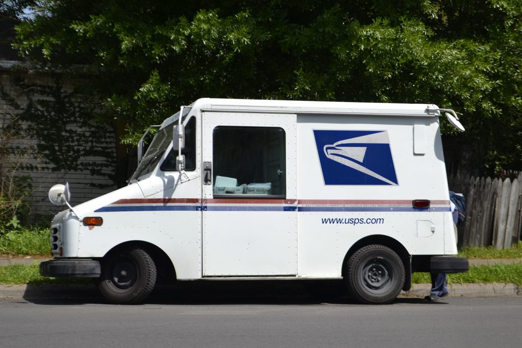 US Mail Truck Image