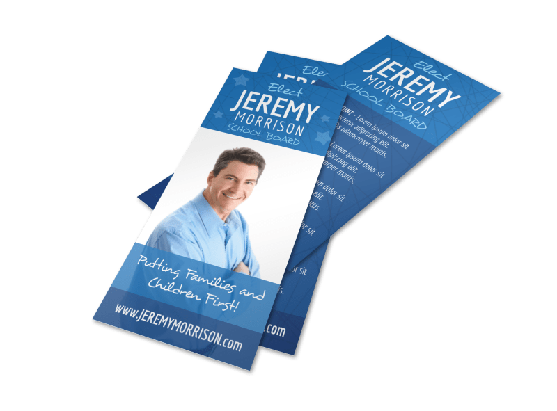 Campaign School Board Flyer Template