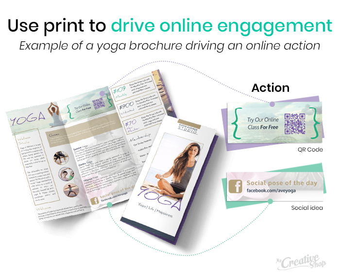 Print to online engagement