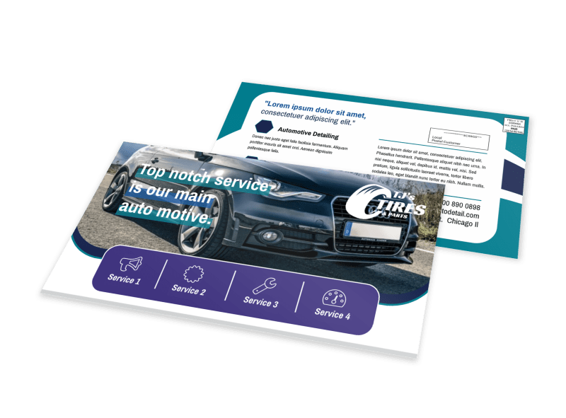 Top Notch Automotive EDDM Postcard Template