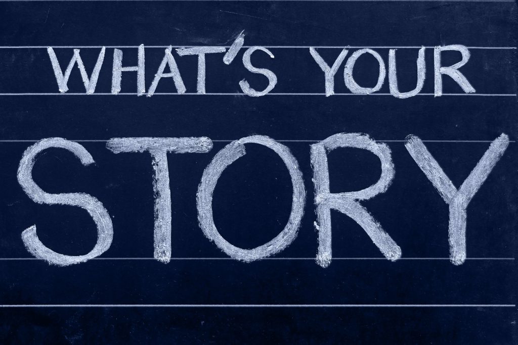What's Your Story Chalkboard