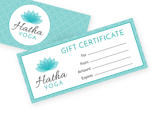 Gift Certificate printing