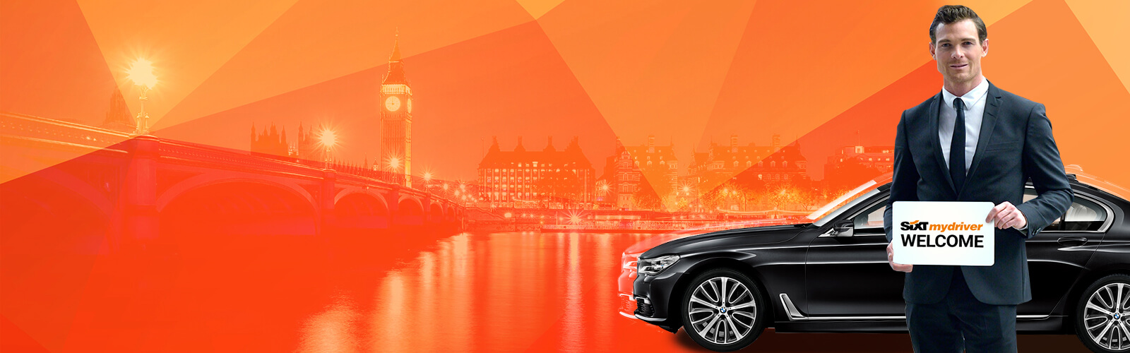 Book our professional chauffeur service in London Sixt mydriver