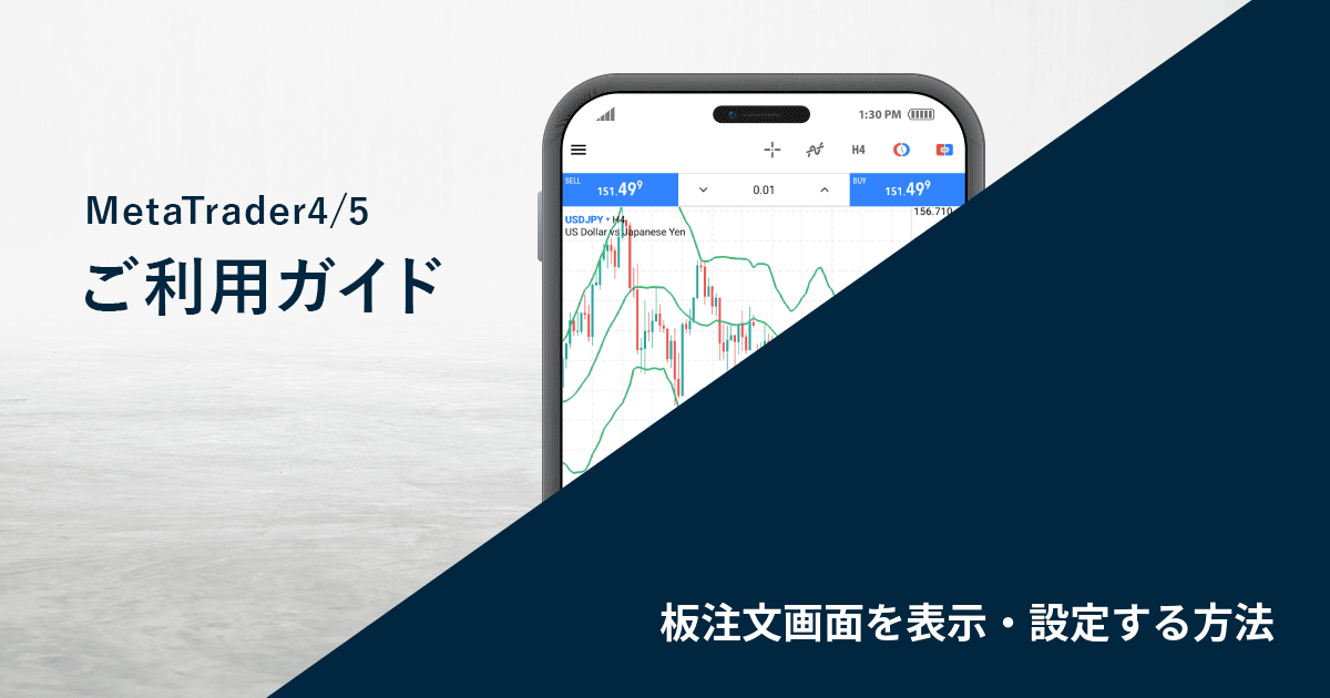 板注文画面を表示・設定する方法