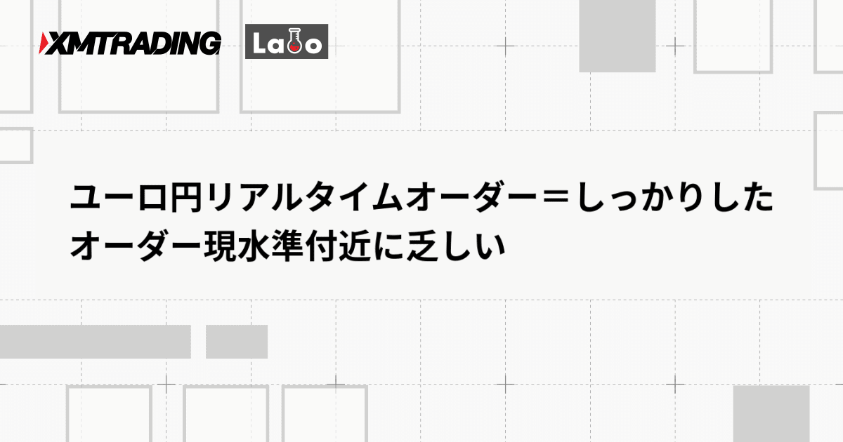 ユーロ円リアルタイムオーダー＝しっかりしたオーダー現水準付近に乏しい