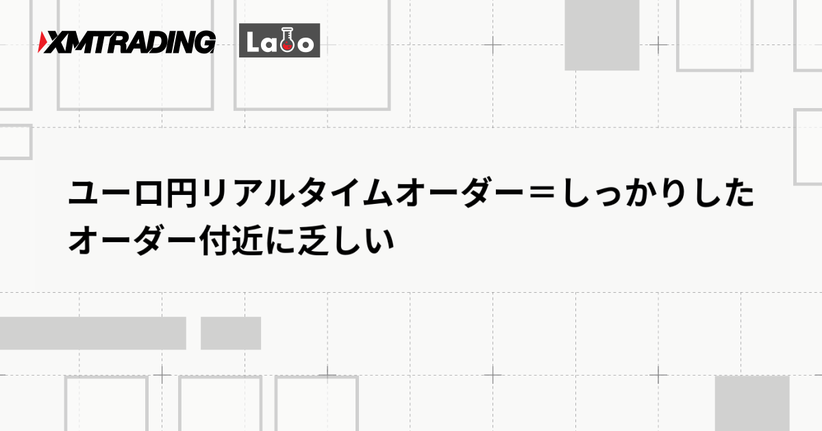 ユーロ円リアルタイムオーダー＝しっかりしたオーダー付近に乏しい