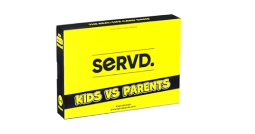 SERVD - Kids Vs Parents, Family Card Game