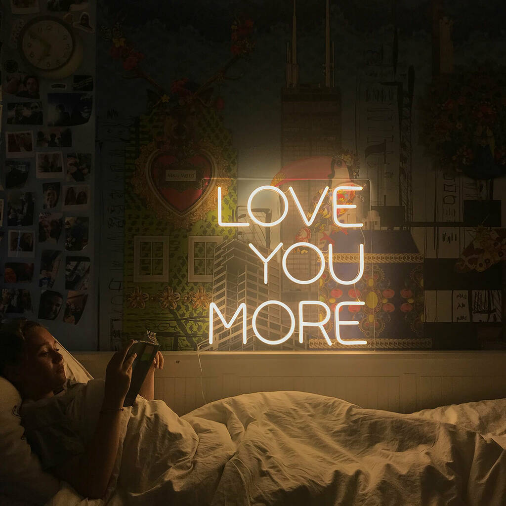 Love You More LED Neon Light Sign
