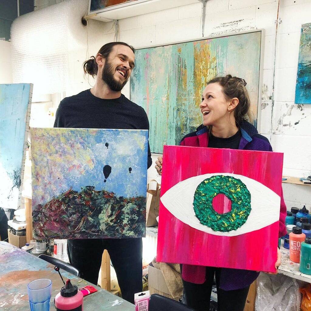 Abstract Art Class For Two