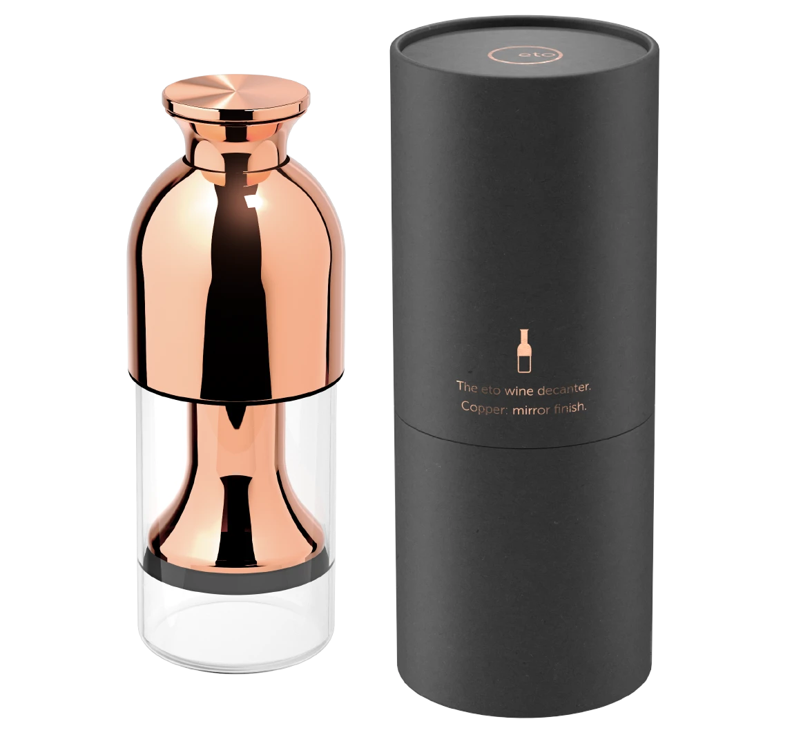 Eto Wine Decanter, Copper
