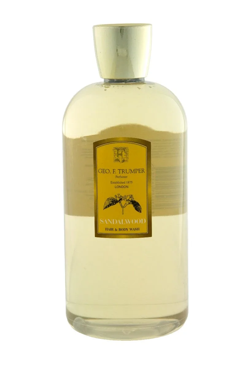 Geo. F. Trumper Sandalwood Hair & Body Wash, 500ml