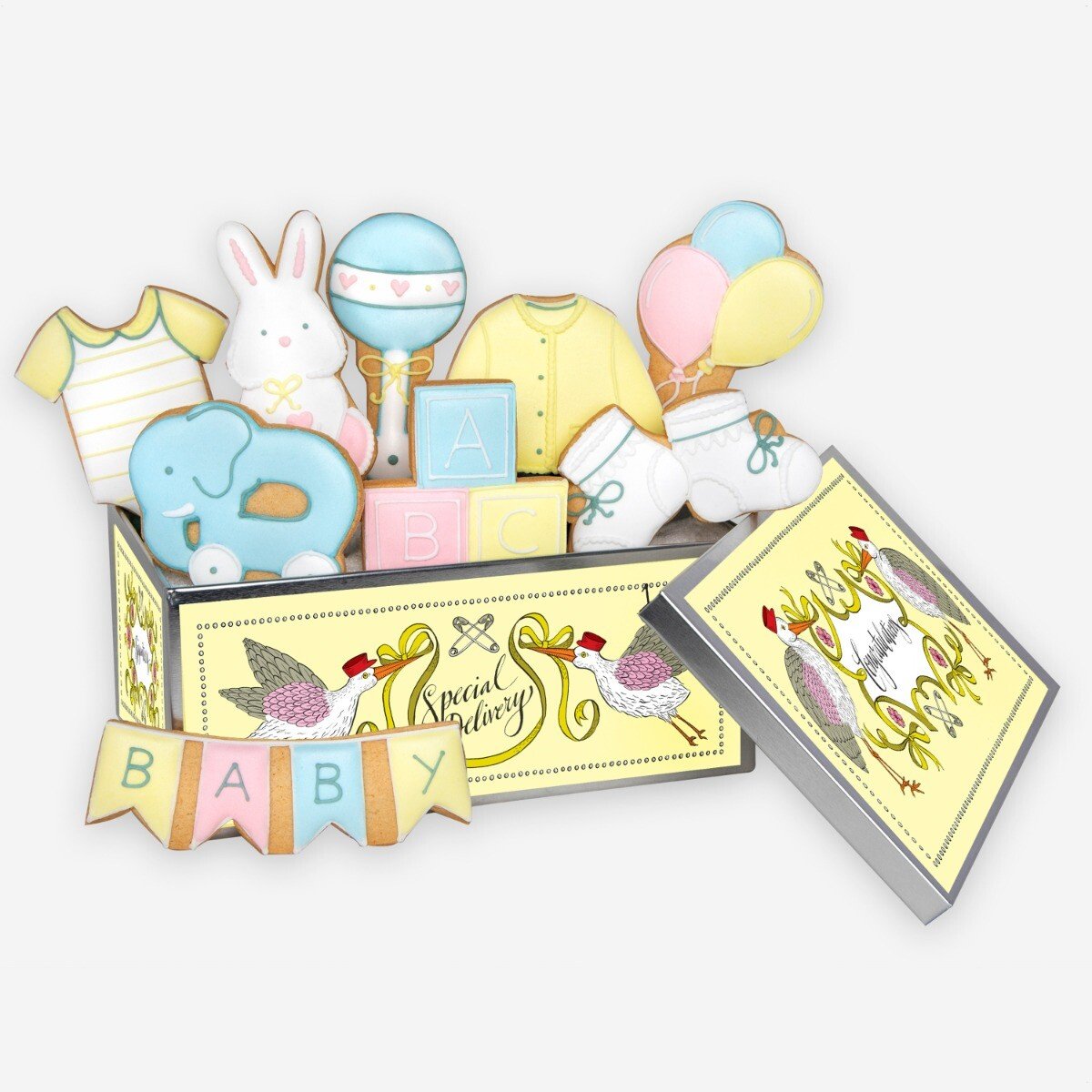 Congratulations On Your Baby Biscuit Box
