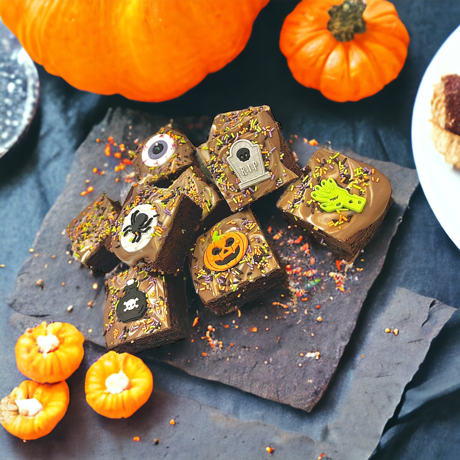 Halloween Letterbox Brownies