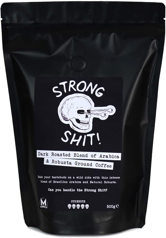 Funny Dark Roasted Ground Coffee