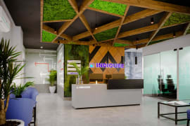 IndiQube coworking space in Domlur, Bangalore