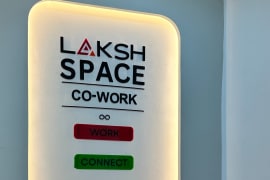 Laksh Space coworking space in HMT Layout, Bangalore