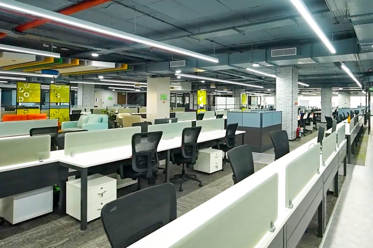 IndiQube coworking space in Murgesh Pallya, Bangalore