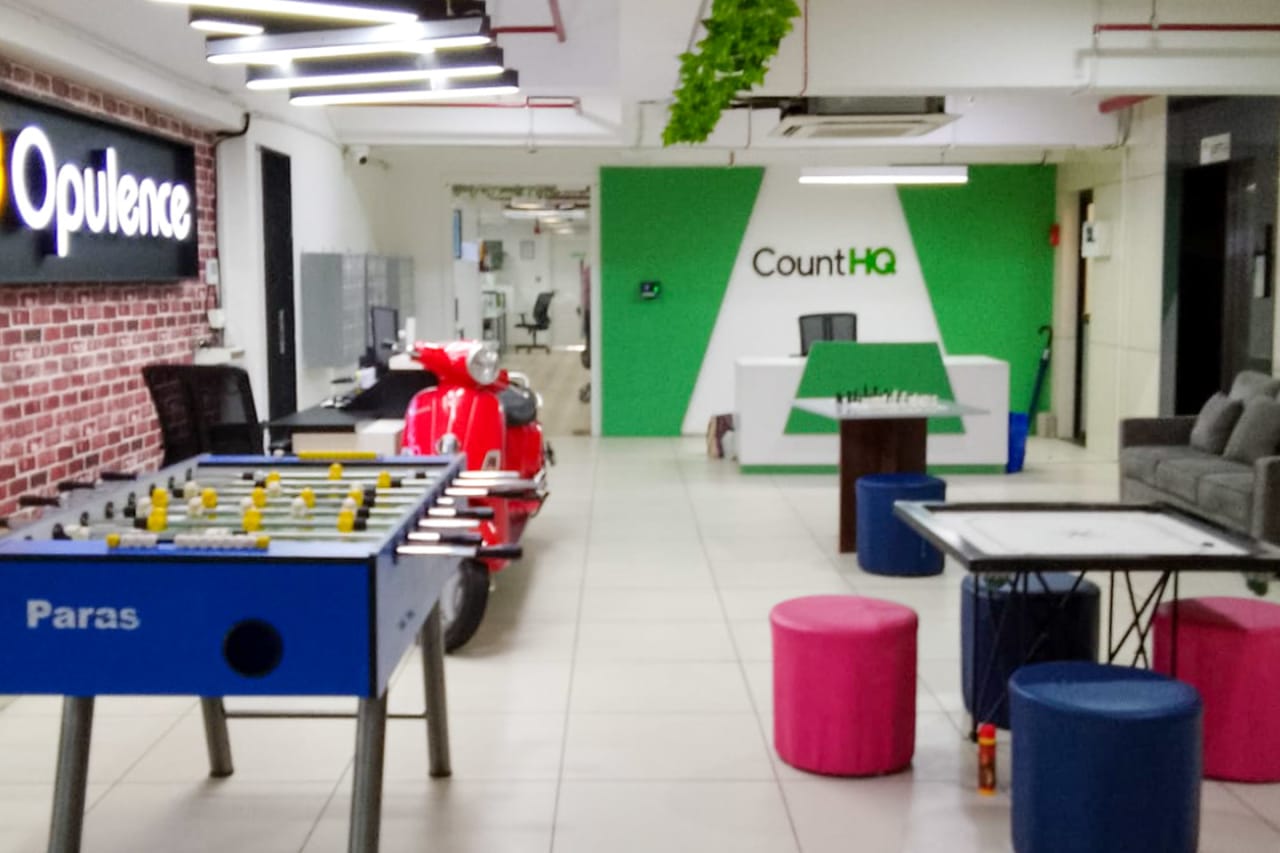 Opulence coworking space in Makarba, Ahmedabad