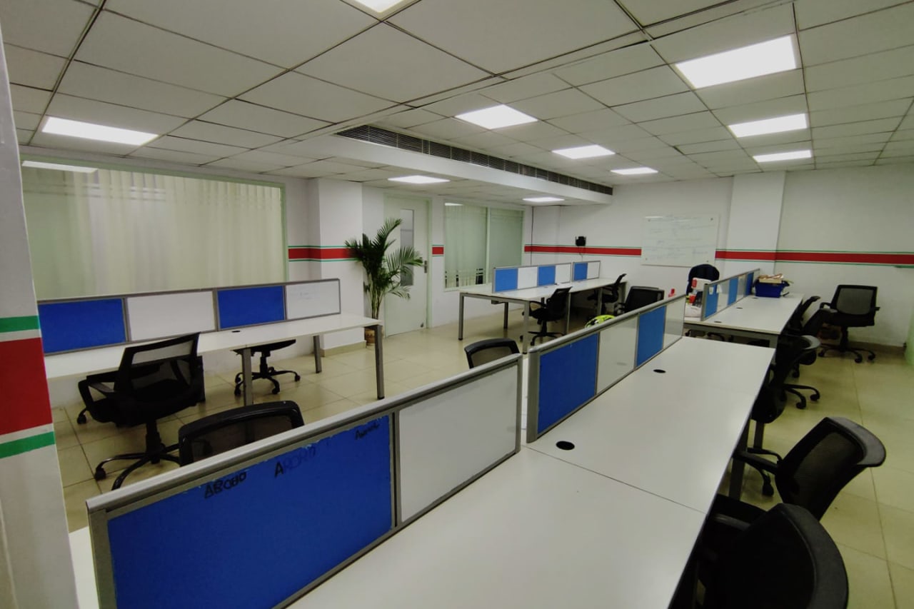 Redbasil coworking space in Ashok Marg, Gurgaon