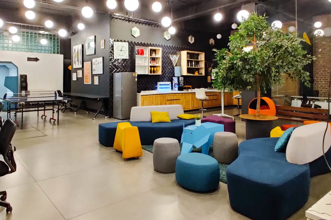 The Hub coworking space in Infantry Road, Bangalore