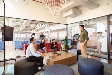 Cowrks coworking space in Powai, Mumbai