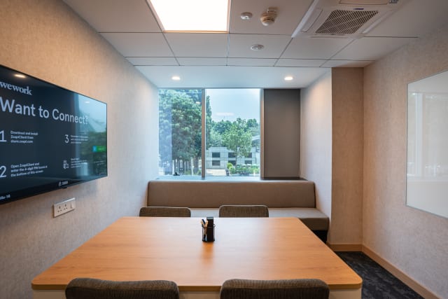 WeWork conference rooms in Domlur, Bangalore