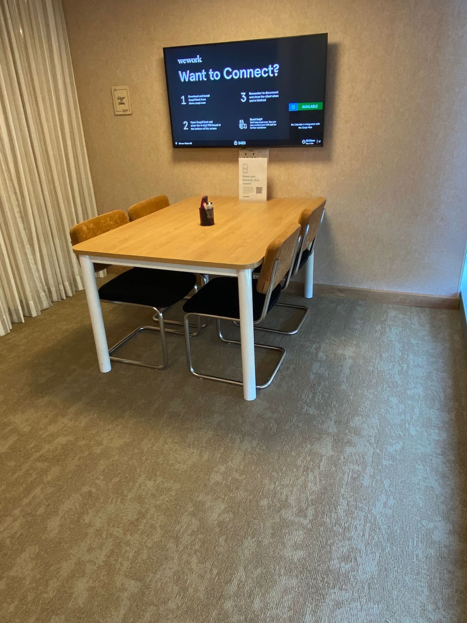 WeWork training rooms in Baner, Pune