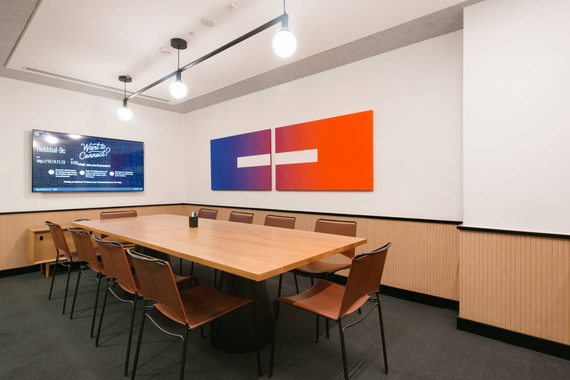 WeWork conference rooms in Hebbal, Bangalore