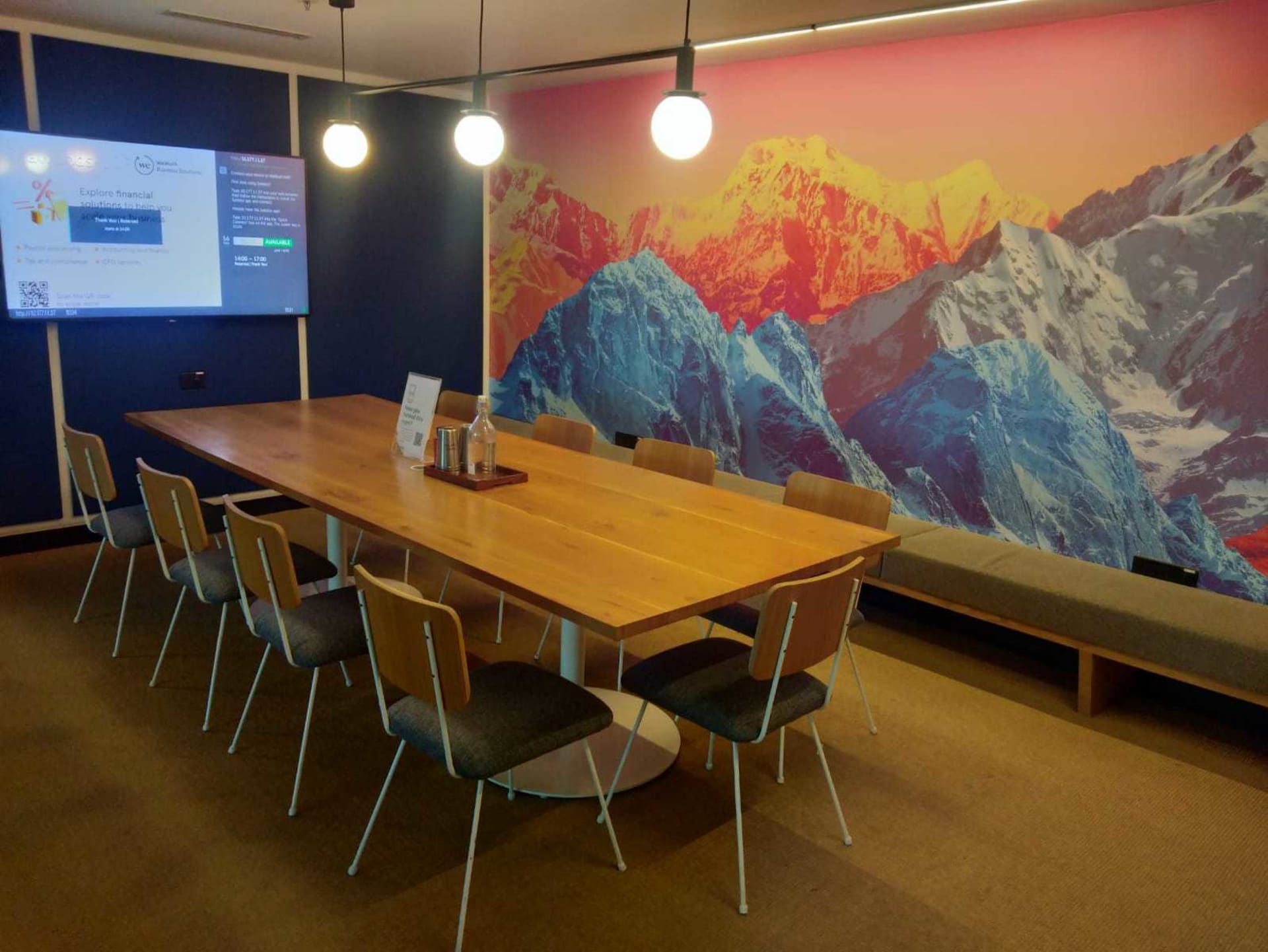WeWork conference rooms in Seawoods, Mumbai