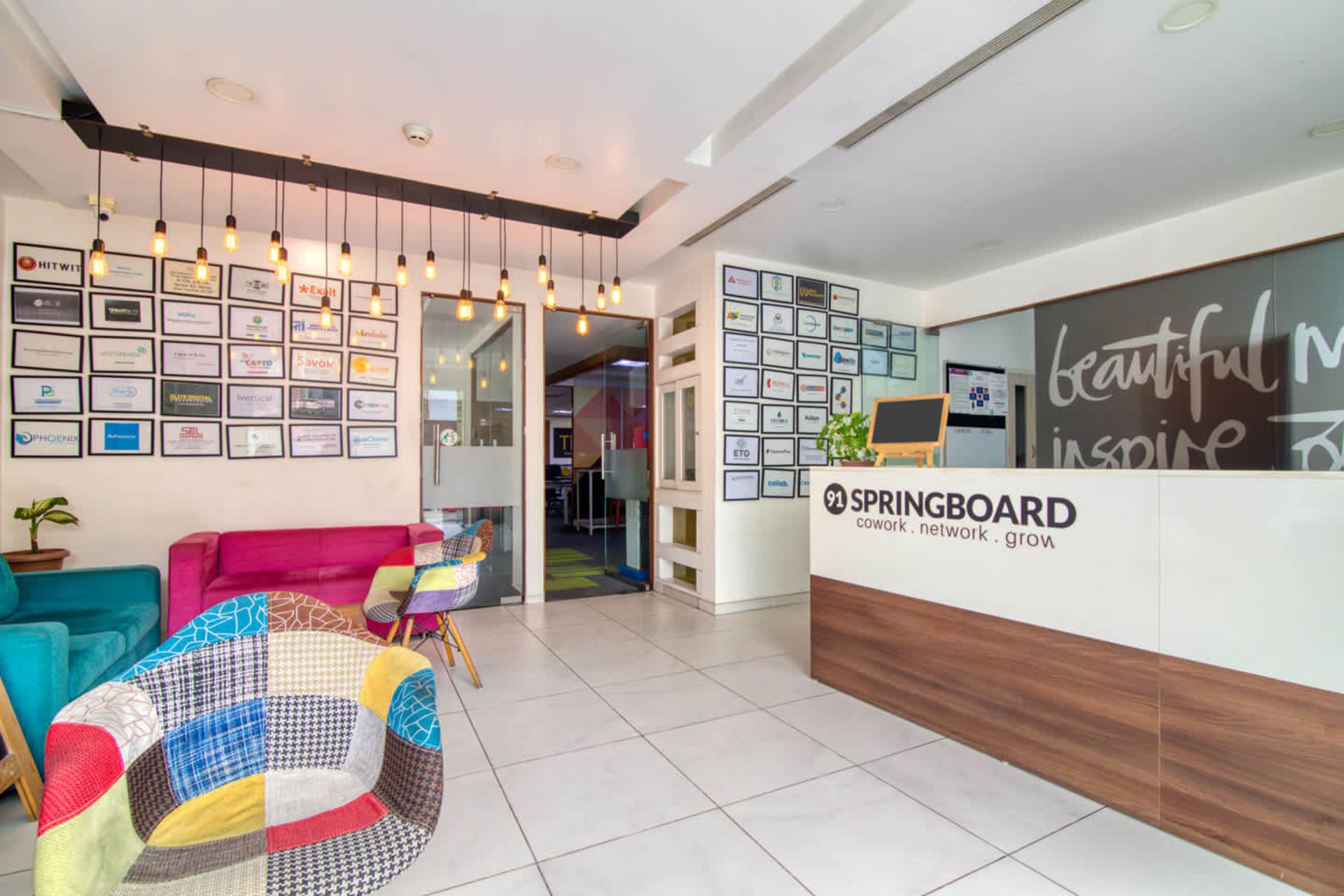 91springboard coworking space in Sector 63, Noida