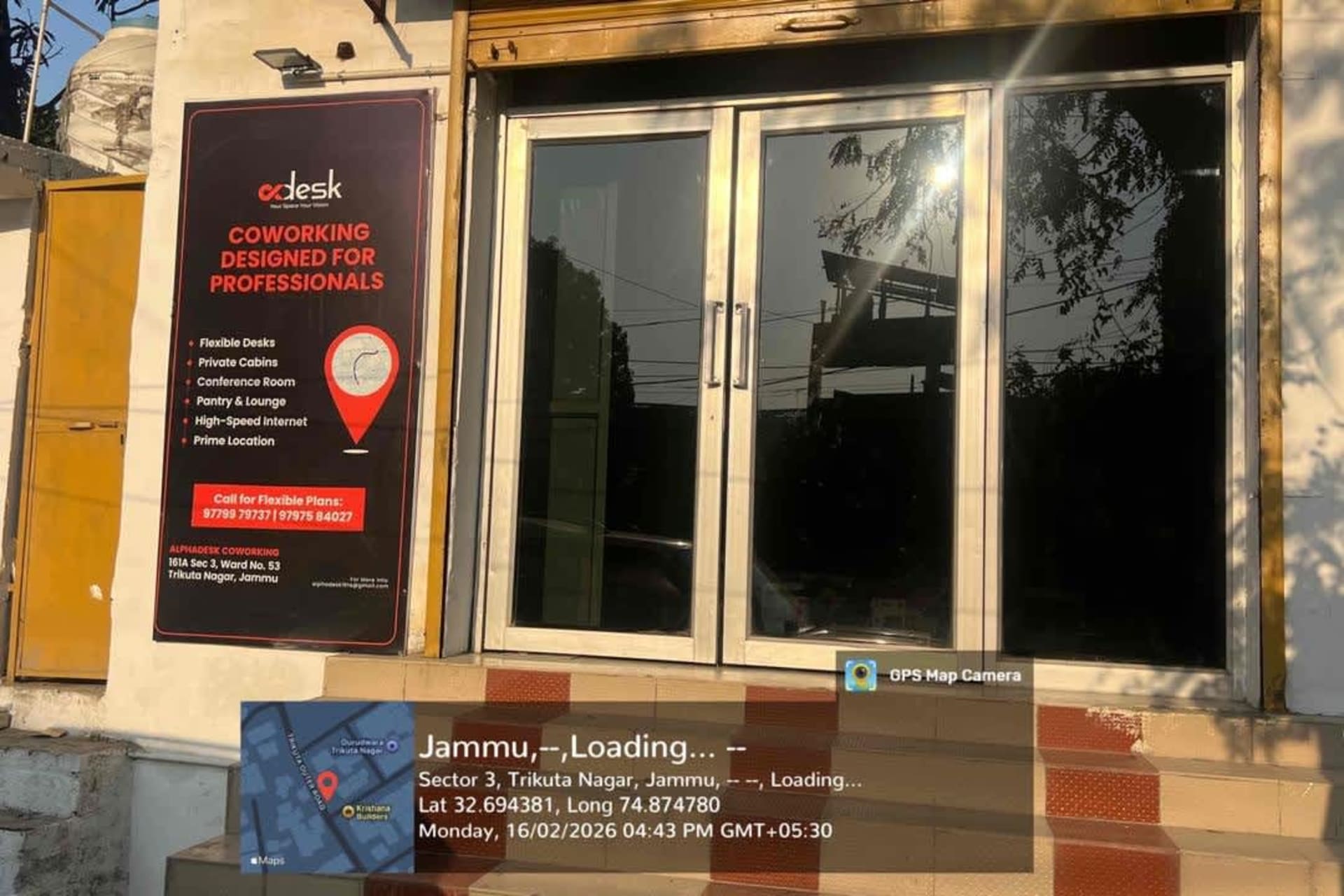 Alphadesk coworking space in Trikuta Nagar, Jammu
