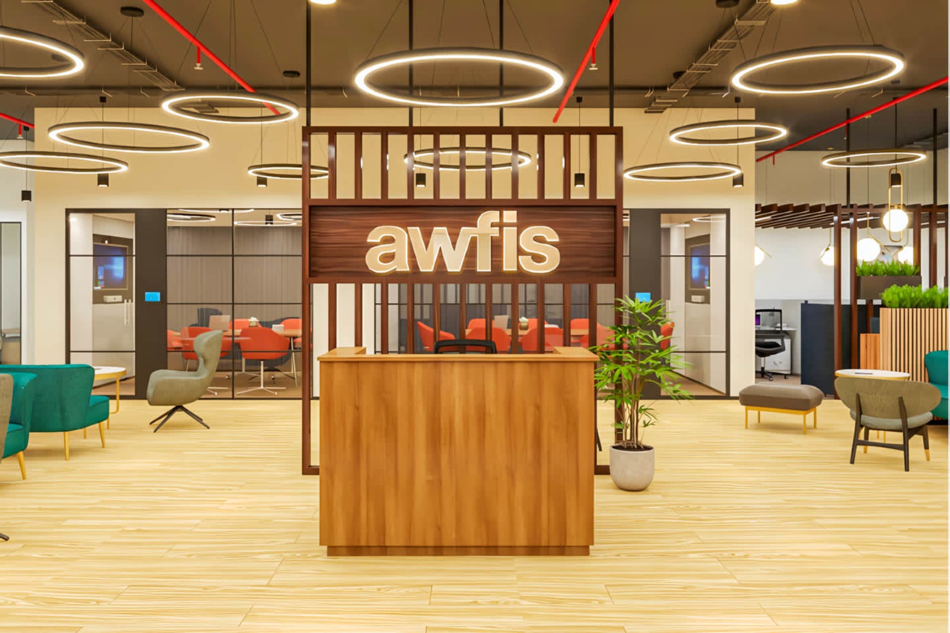 Awfis coworking space in Raipur Khadar, Noida