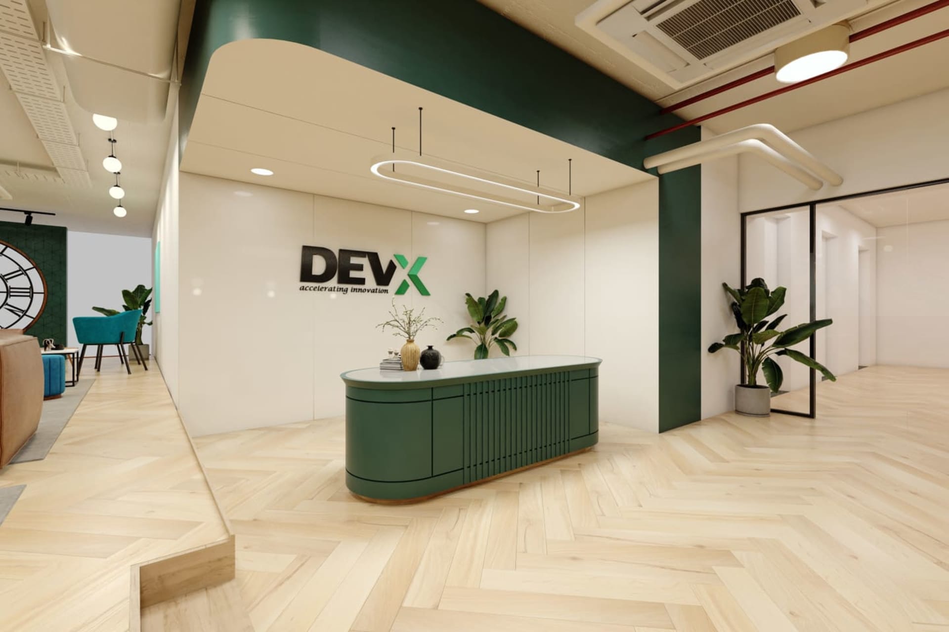 DevX coworking space in HITEC City, Hyderabad