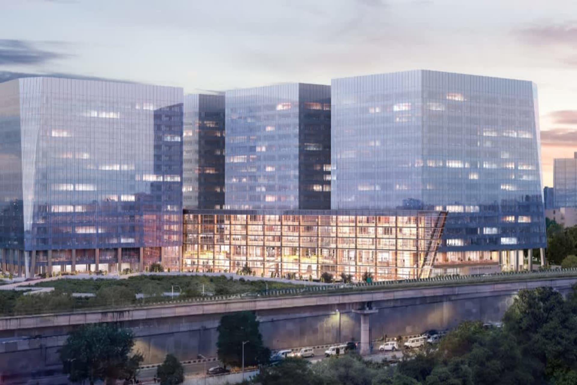 DLF Atrium Place Tower 4 - office leasing