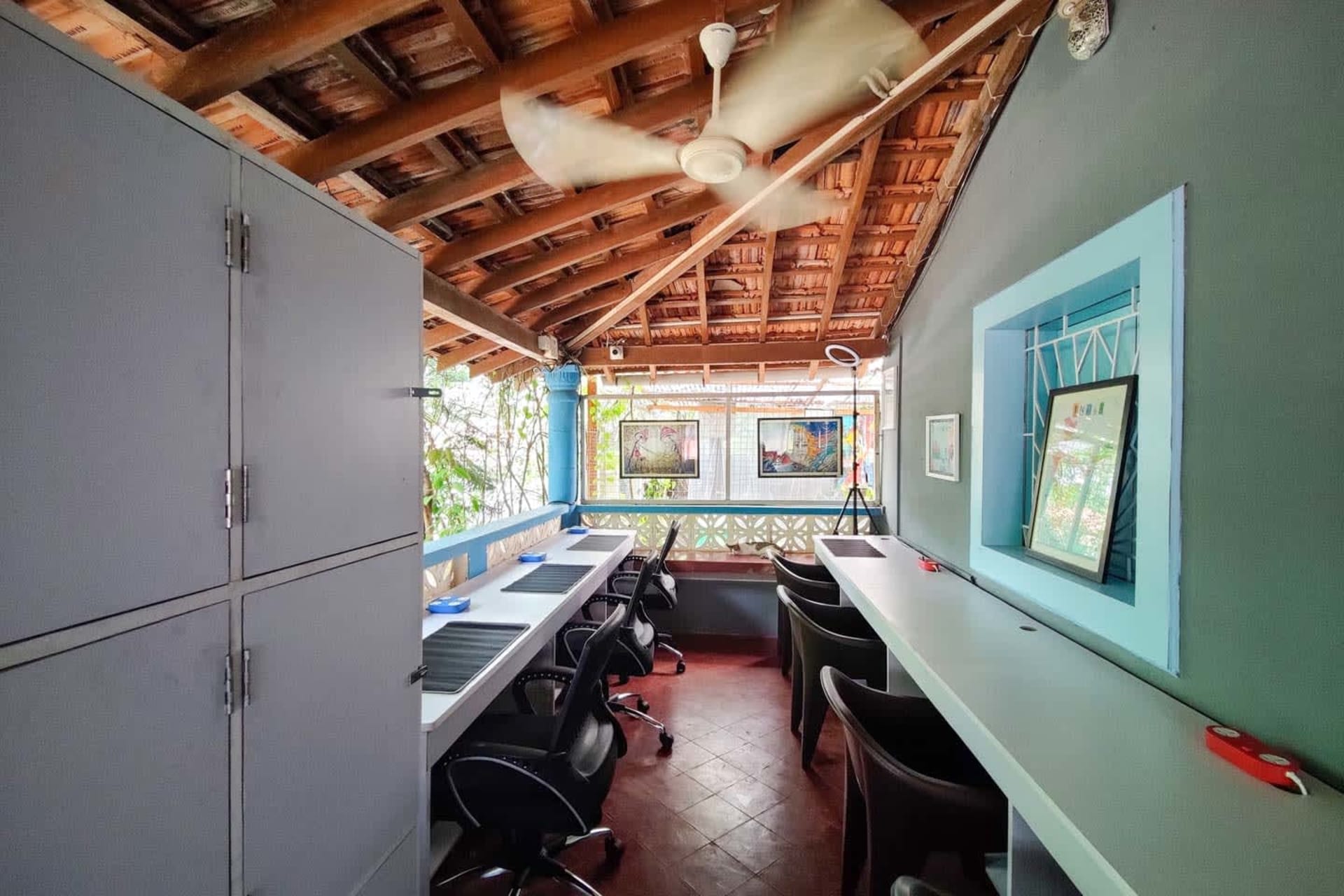 Greenspace coworking space in Vagator, Goa