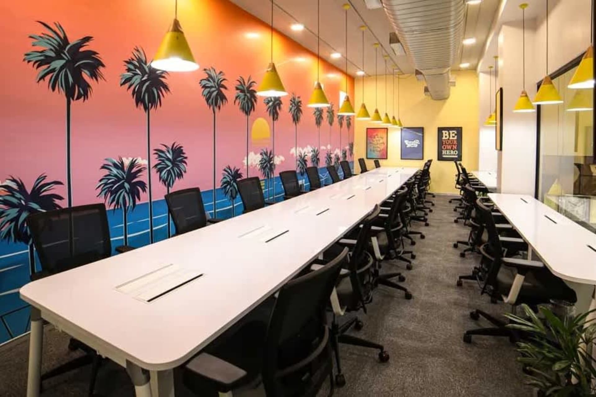 Huntoffices coworking space in Mandi House, Delhi