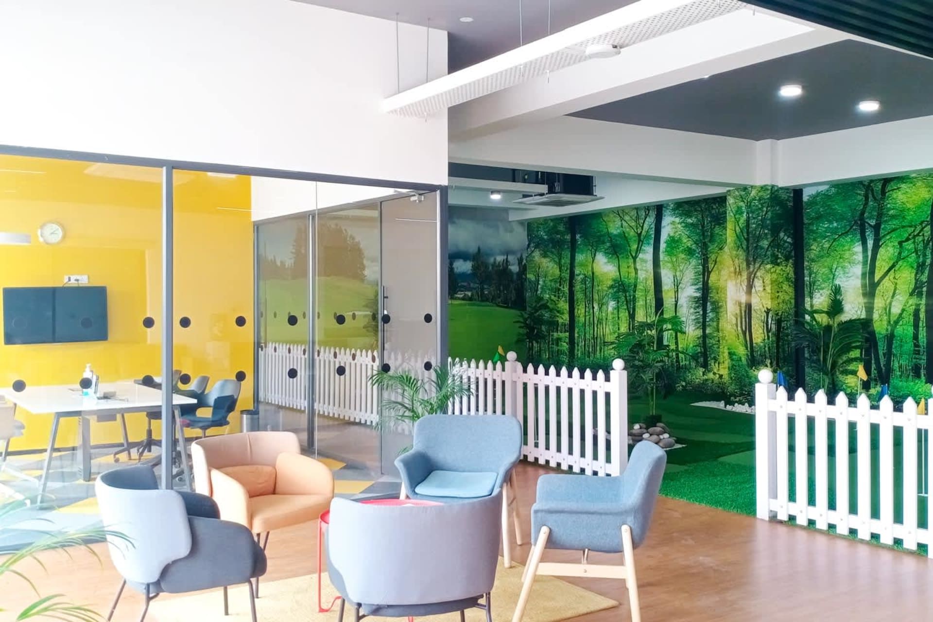 Hustlehub coworking space in HSR Layout, Bangalore