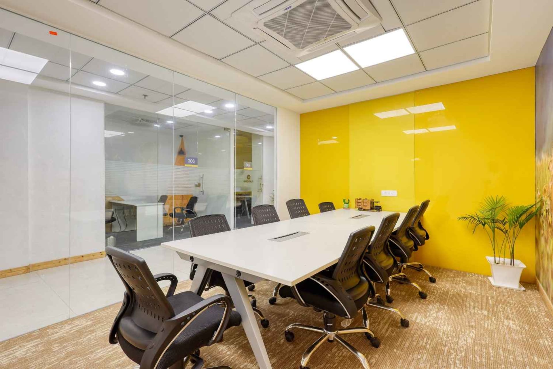 Iksana Workspaces conference rooms in Govind Vihar, Dehradun