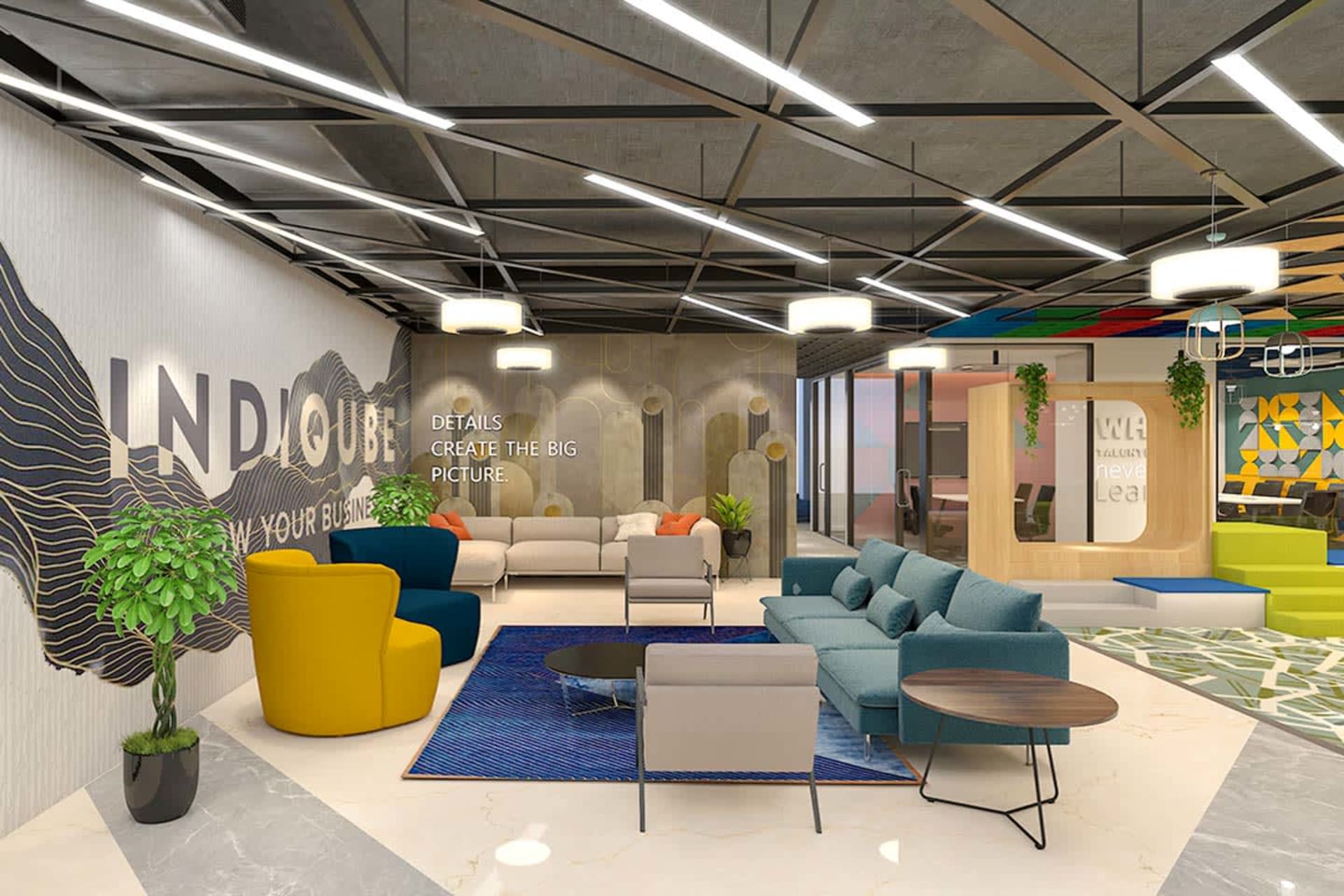 IndiQube coworking space in Baner, Pune