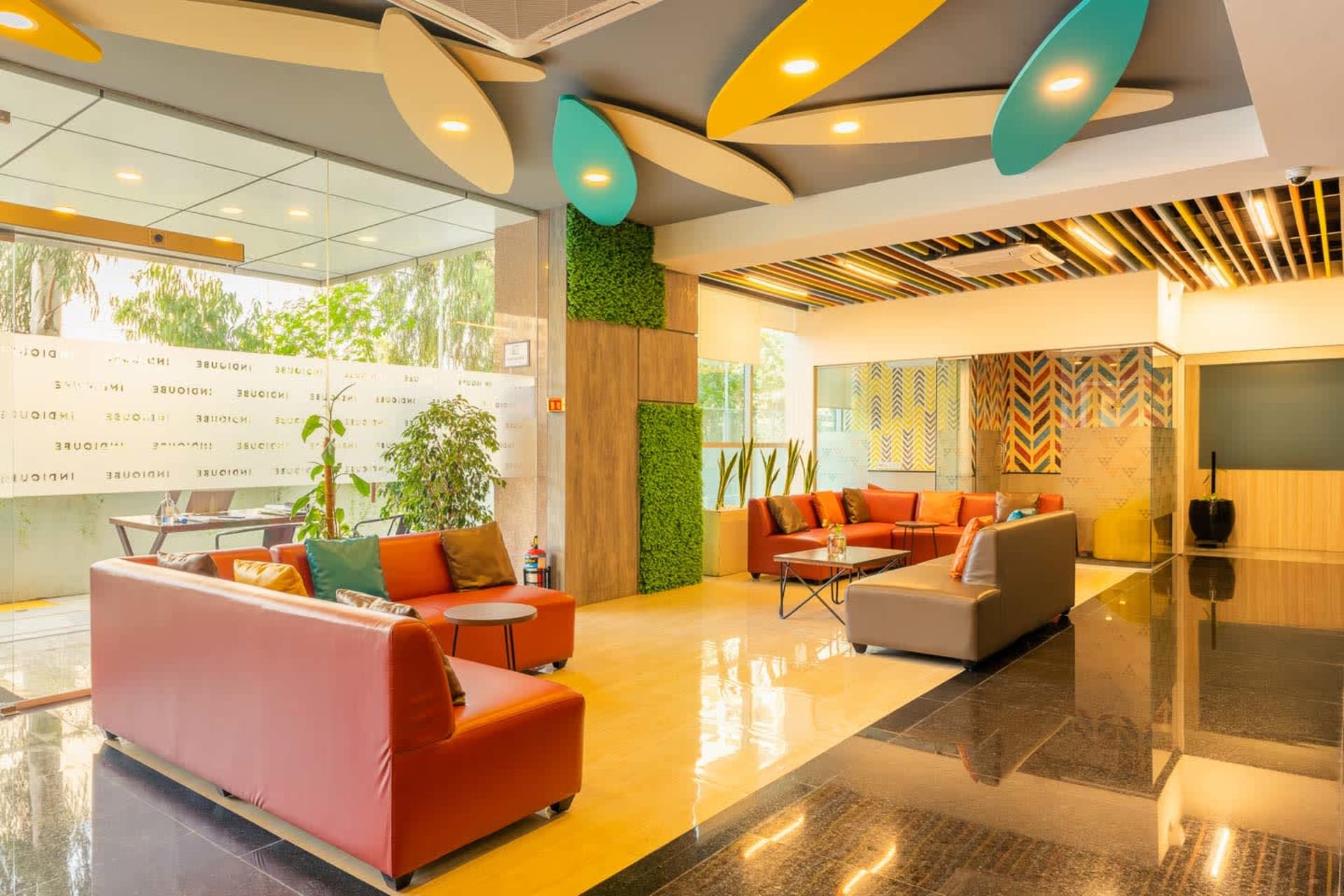 IndiQube coworking space in Bellandur, Bangalore