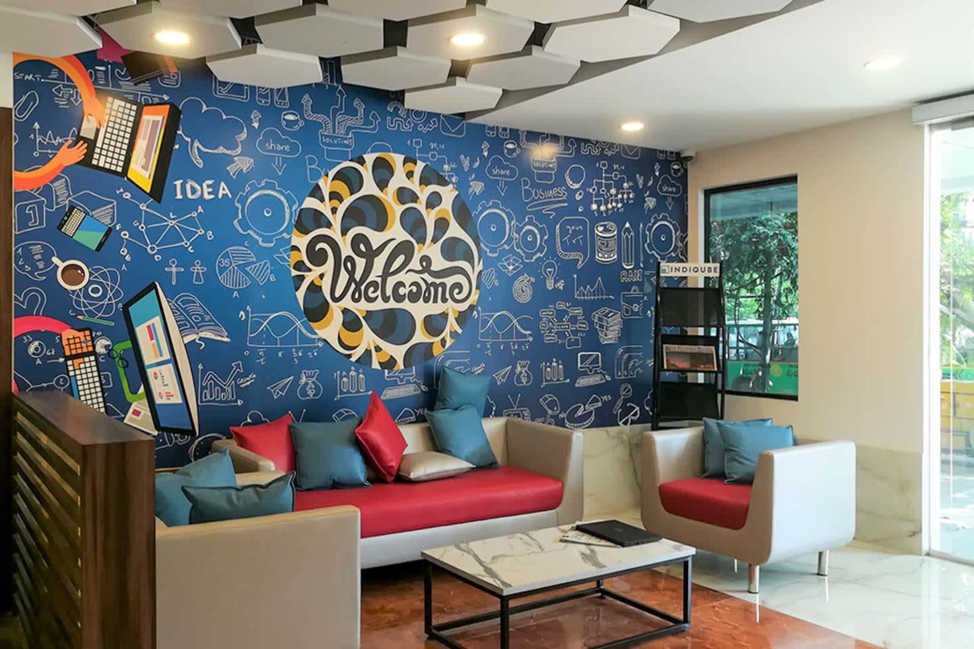 IndiQube coworking space in Koramangala, Bangalore