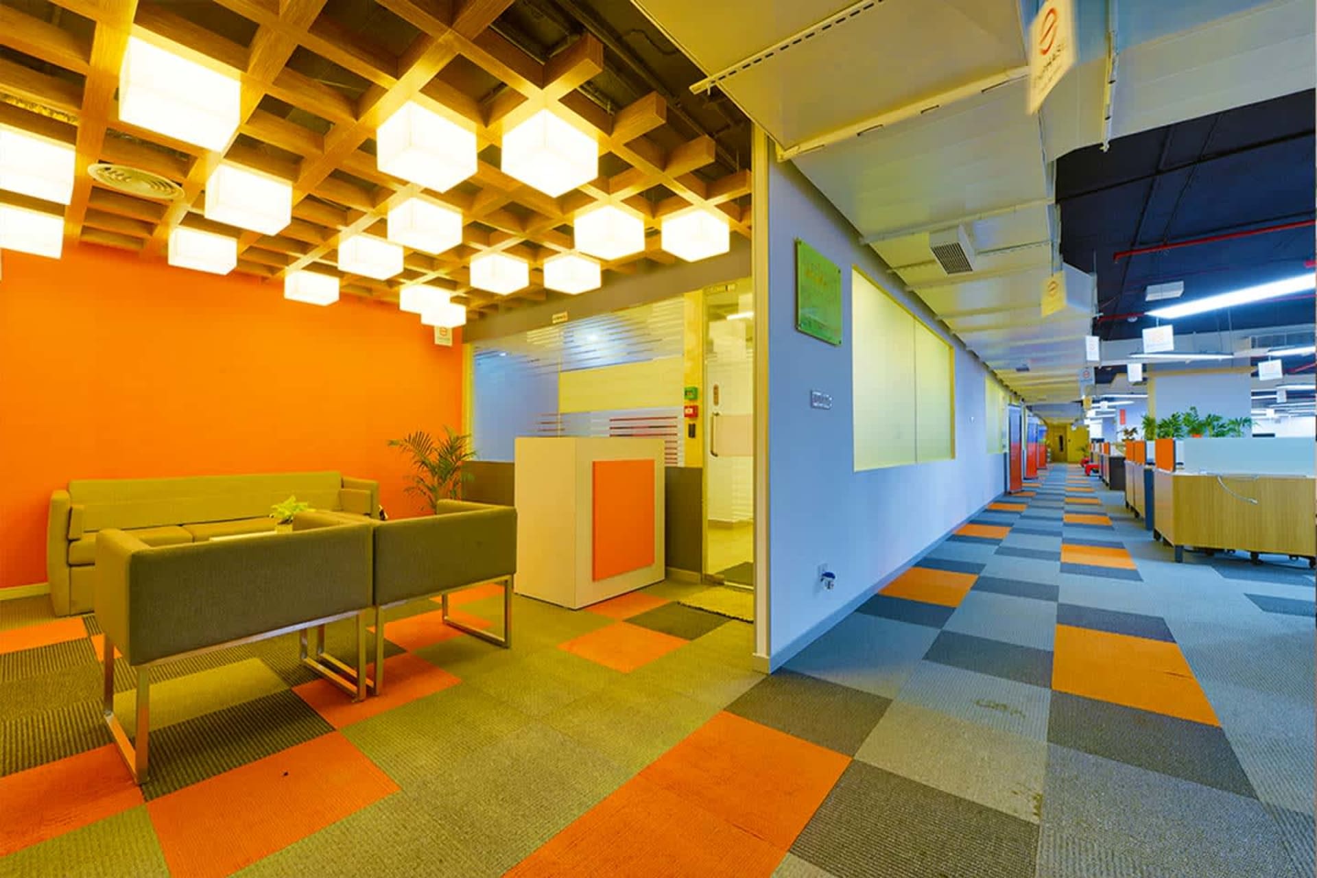IndiQube coworking space in C V Raman Nagar, Bangalore