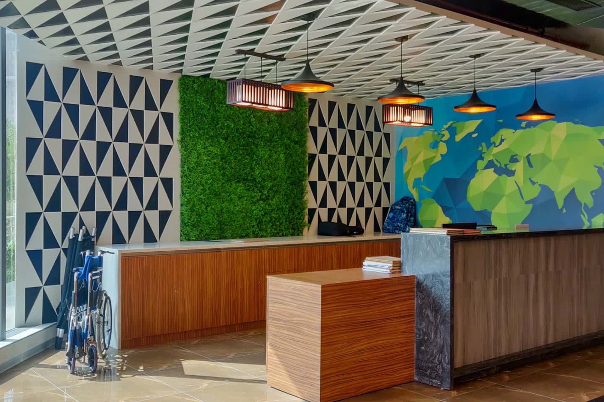 IndiQube coworking space in Gachibowli, Hyderabad