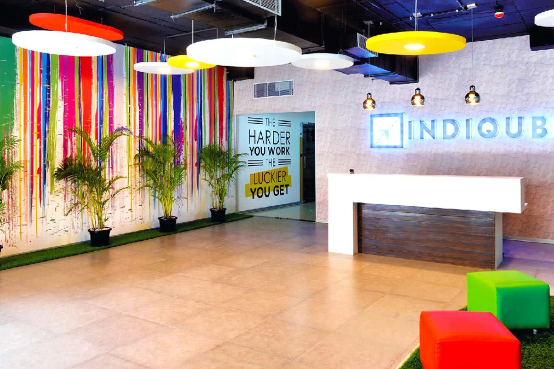 IndiQube coworking space in Halasuru, Bangalore