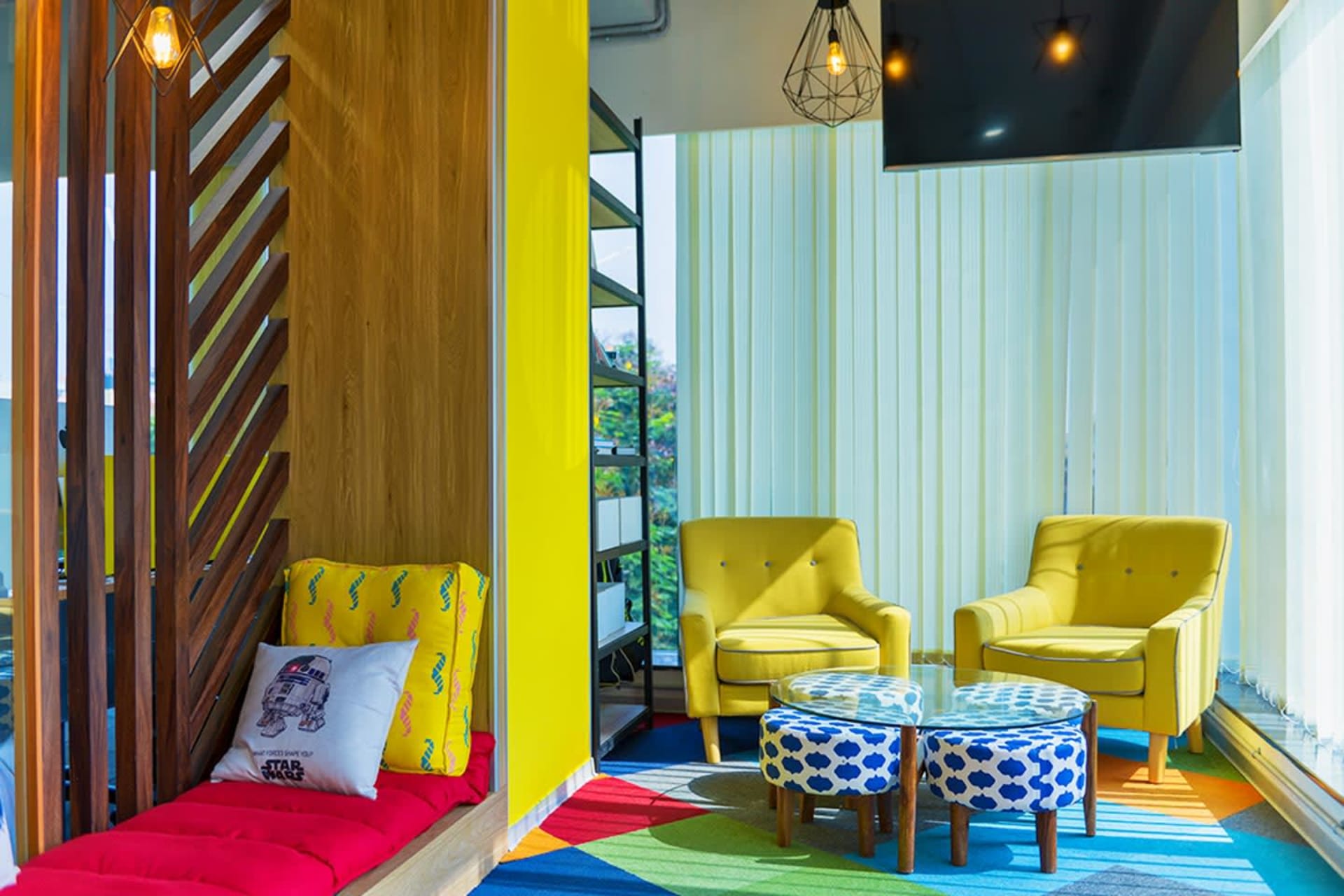 IndiQube coworking space in Indiranagar, Bangalore