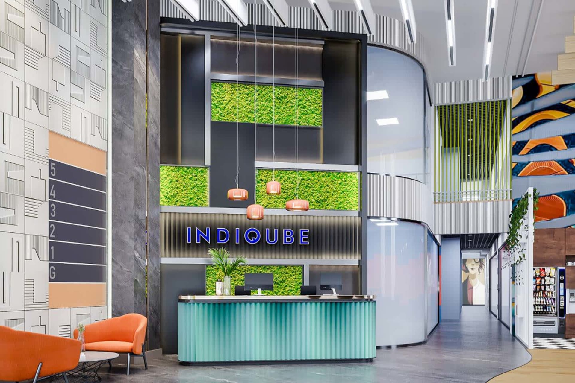 IndiQube coworking space in TNHB Colony, Coimbatore