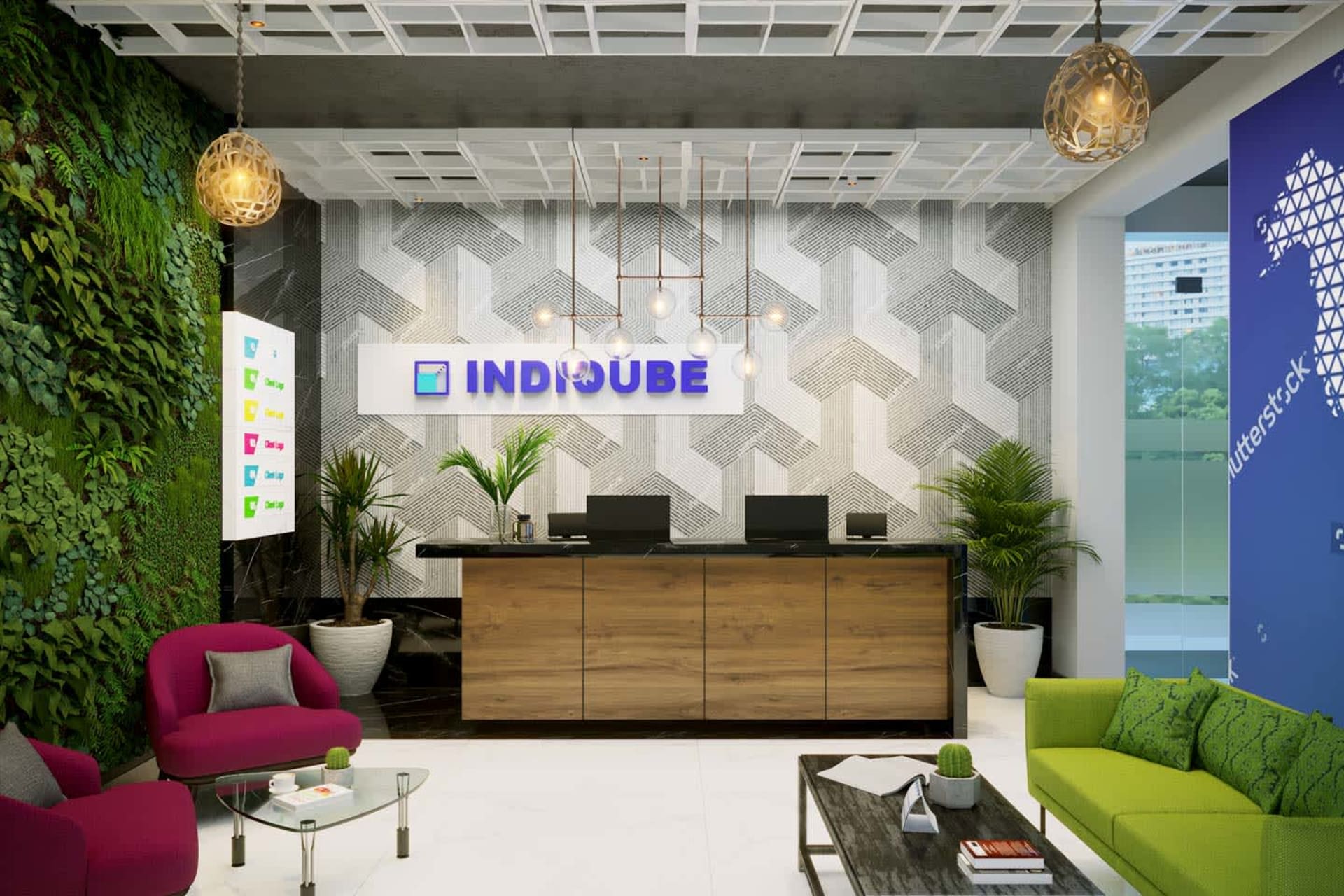 IndiQube coworking space in Baner, Pune