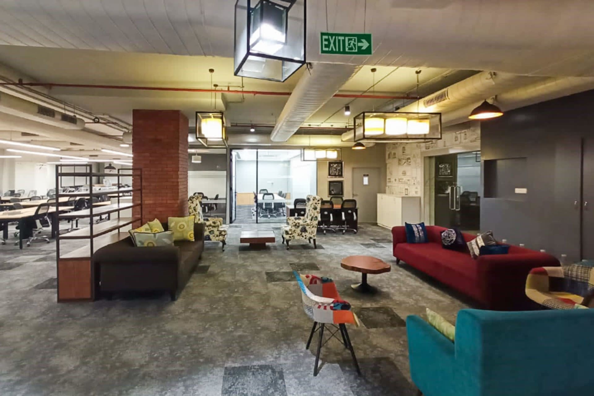 IndiQube coworking space in Golf Course Road, Gurgaon